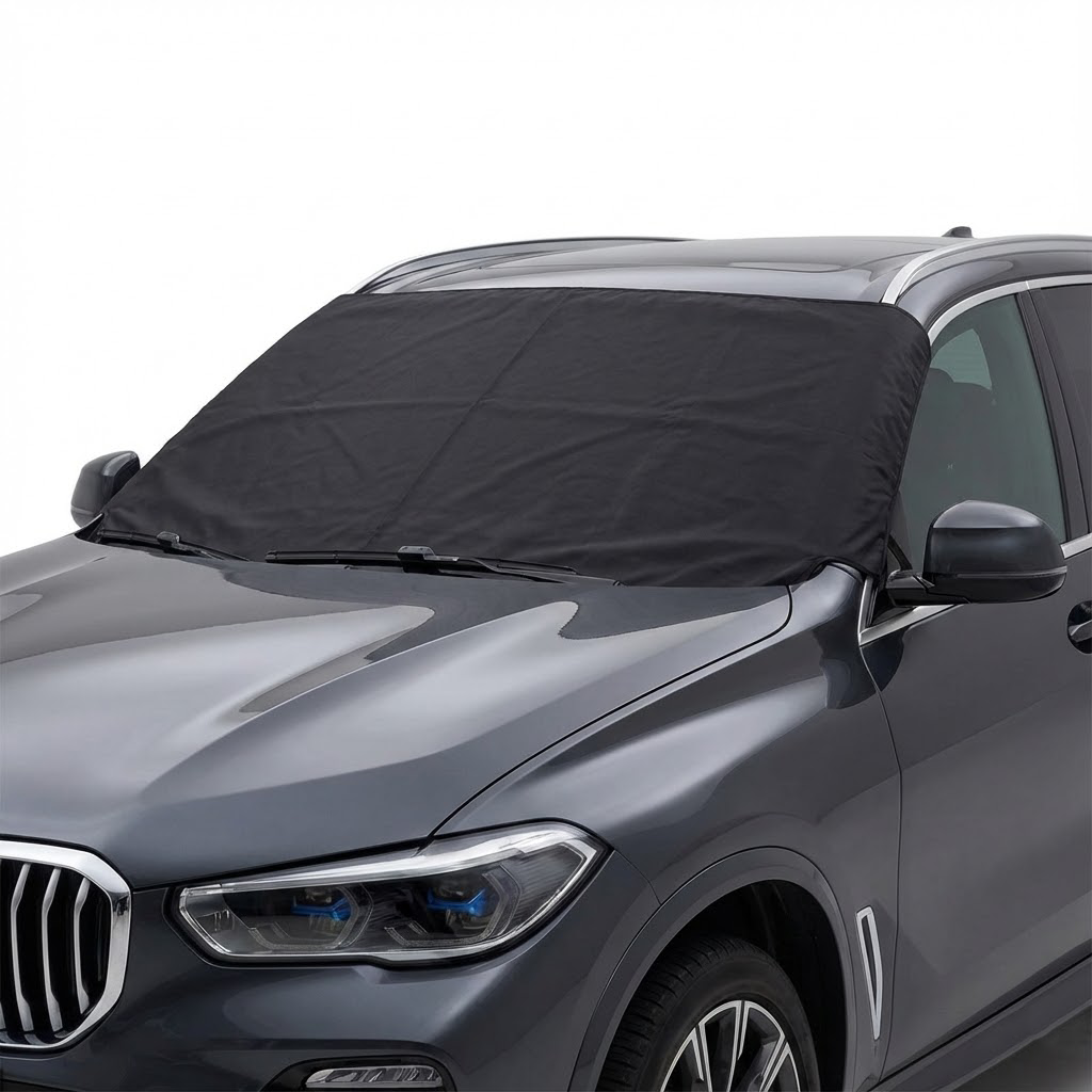 AlpinSchutz Premium Magnet-Scheibenabdeckung | Oxford 600D | Gepolstert und Kratzfrei