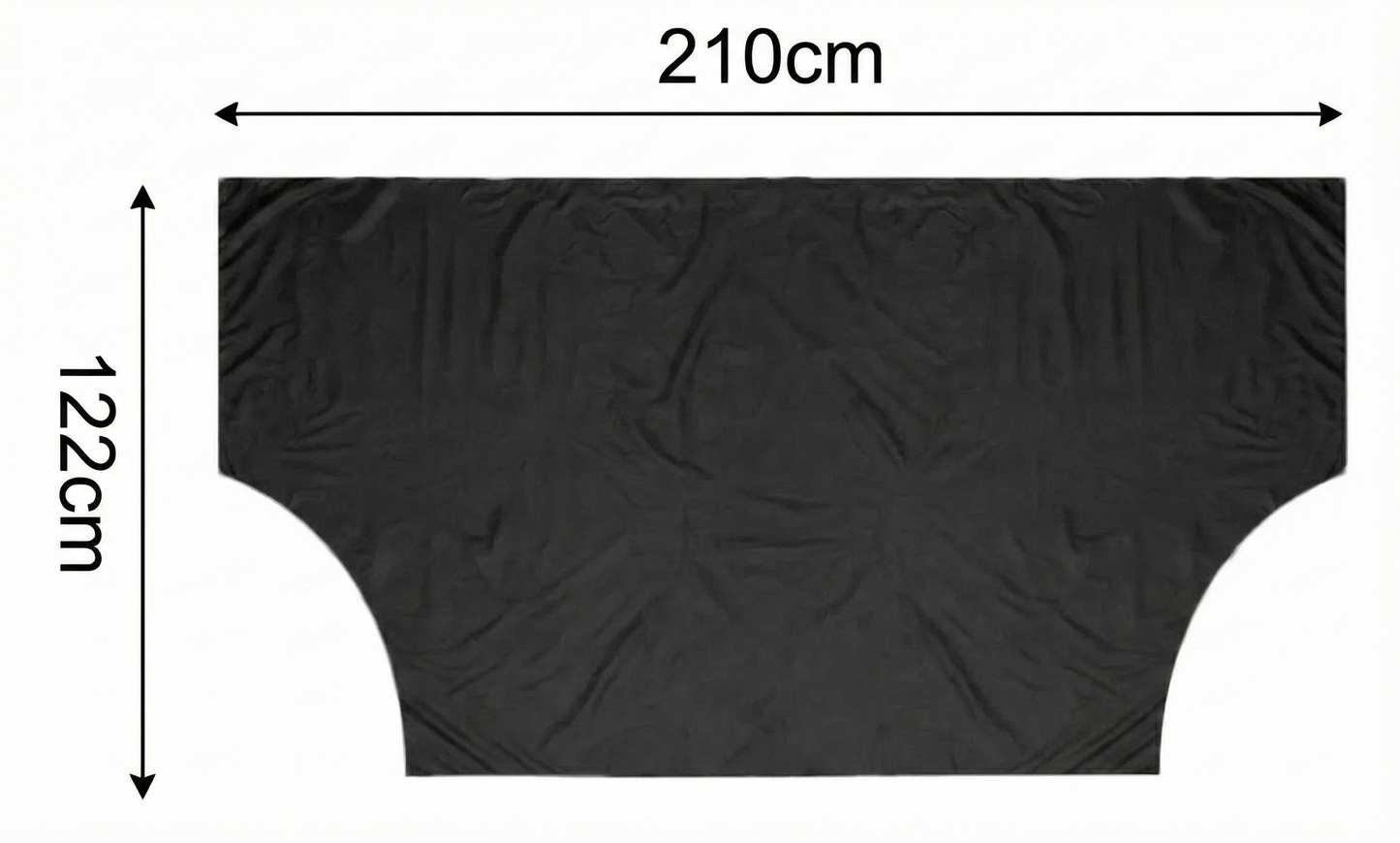 AlpinSchutz Premium Magnet-Scheibenabdeckung | Oxford 600D | Gepolstert und Kratzfrei