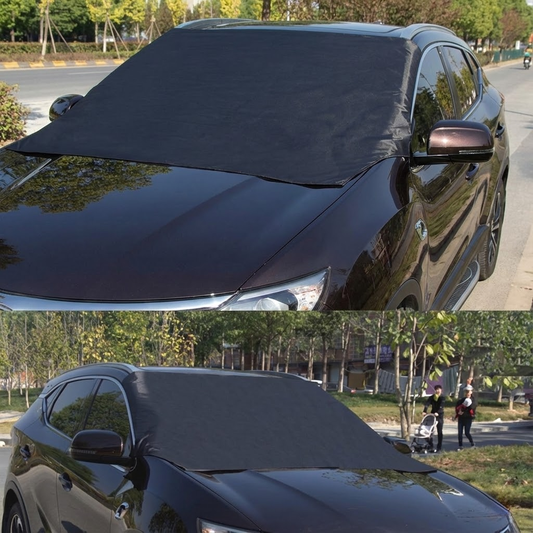 AlpinSchutz Premium Magnet-Scheibenabdeckung | Oxford 600D | Gepolstert und Kratzfrei